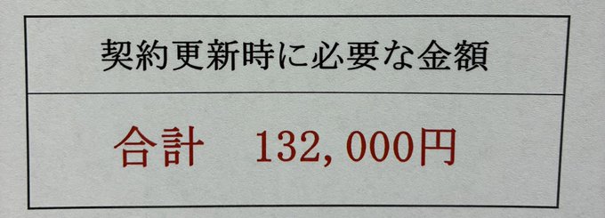 住居の更新時期がきた 