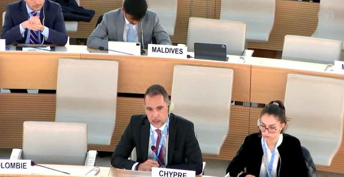 CyprusInGeneva's tweet image. #UPR49 #Cyprus 🇨🇾 recommendations to #Kuwait 🇰🇼:
• Abolish the death penalty
• Take further steps to ensure the prosecution of perpetrators of domestic violence & marital rape, and to promote the rights of #PersonsWithDisabilities
• Protect freedom of expression for all.