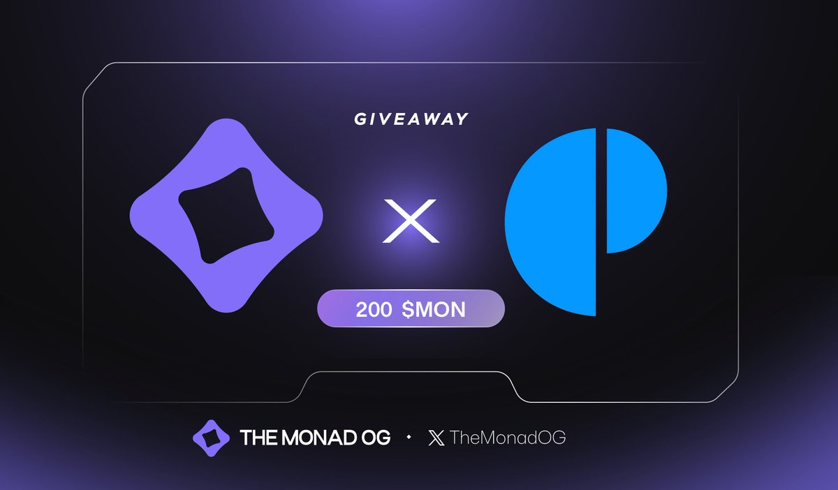 The Monad OG (@themonadog) on Twitter photo Gmonad!
Giveaway in collab with <a href="/Cloudfaucet/">Cloud Faucet</a>
Giveaway 200 $MON to 10 lucky winners
To Enter:
1. Follow <a href="/Cloudfaucet/">Cloud Faucet</a> & <a href="/TheMonadOG/">The Monad OG</a>
2. Like, RT, and tag a fren
Ends in 24 hours
Nads help nads! Gmonad!
Giveaway in collab with <a href="/Cloudfaucet/">Cloud Faucet</a>
Giveaway 200 $MON to 10 lucky winners
To Enter:
1. Follow <a href="/Cloudfaucet/">Cloud Faucet</a> & <a href="/TheMonadOG/">The Monad OG</a>
2. Like, RT, and tag a fren
Ends in 24 hours
Nads help nads!