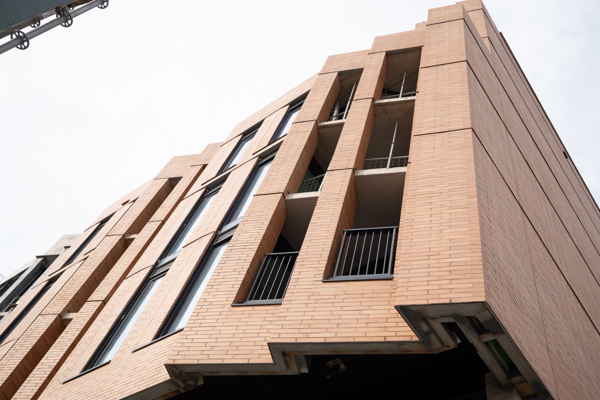 Complex, hand-laid masonry facades…gifts that keep on giving…after years of logistical brain damage getting them complete.