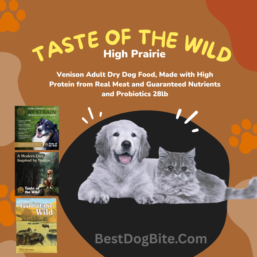 Bestdogbite's tweet photo. 🐾 Taste of the Wild High Prairie = wild nutrition for adventurous pups 🦬
With roasted bison &amp; venison, it's one of 2025's Top Vet-Recommended Dry Dog Foods!
🔗 https://t.co/RgYnKprEft
#TasteOfTheWild #DogNutrition #BestDogBite #TopDogFood2025 https://t.co/9NbukVtX2b