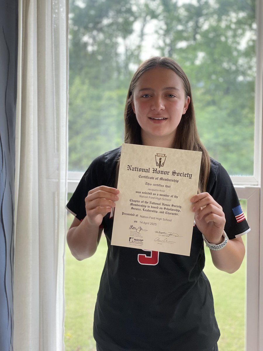 Jackie Knol (@jackieknol2027) on Twitter photo I’m officially a member of National Honors Society. Very thankful for the recognition of my work in the classroom and community. <a href="/nafo_softball/">Nation Ford Softball</a> <a href="/teamnc_bowman/">Team North Carolina Bowman</a> I’m officially a member of National Honors Society. Very thankful for the recognition of my work in the classroom and community. <a href="/nafo_softball/">Nation Ford Softball</a> <a href="/teamnc_bowman/">Team North Carolina Bowman</a>