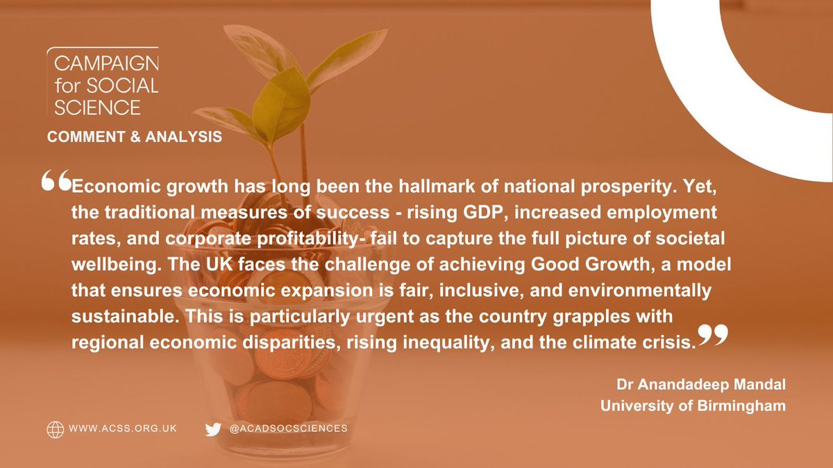 Campaign for Social Science (@cfsocialscience) on Twitter photo “Good Growth requires social science-driven policymaking…” In this blog for our Good Growth Hub, Dr Anandadeep Mandal, <a href="/UoB_Business/">Bham Business School</a>, explores how place-based investment, workforce inclusivity & green innovation can support growth that benefits us all. acss.org.uk/good-growth-pr… “Good Growth requires social science-driven policymaking…” In this blog for our Good Growth Hub, Dr Anandadeep Mandal, <a href="/UoB_Business/">Bham Business School</a>, explores how place-based investment, workforce inclusivity & green innovation can support growth that benefits us all. acss.org.uk/good-growth-pr…