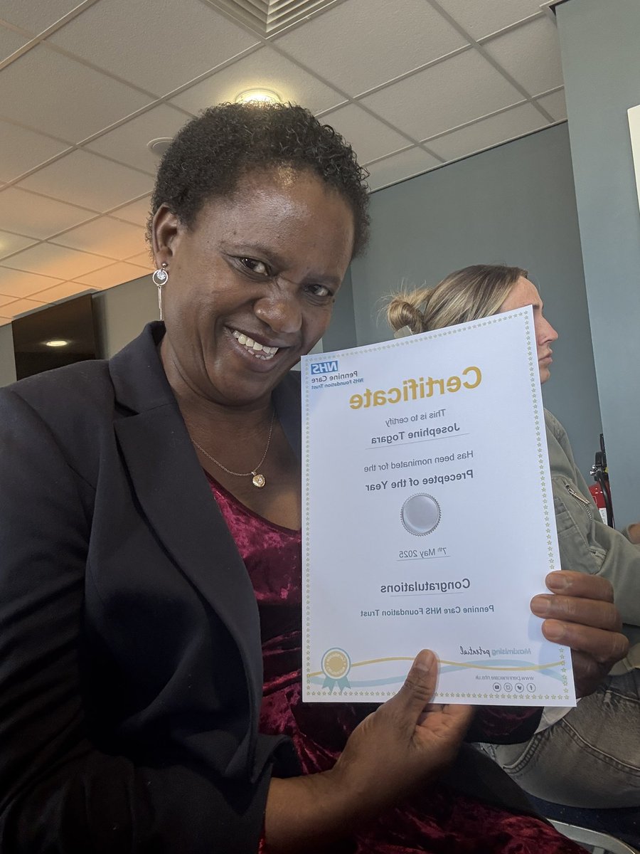 We are so proud of our amazing Josephine for being nominated as Preceptee of the Year! Her dedication to patient care and support for the ward shine through every day. Well deserved! 👏