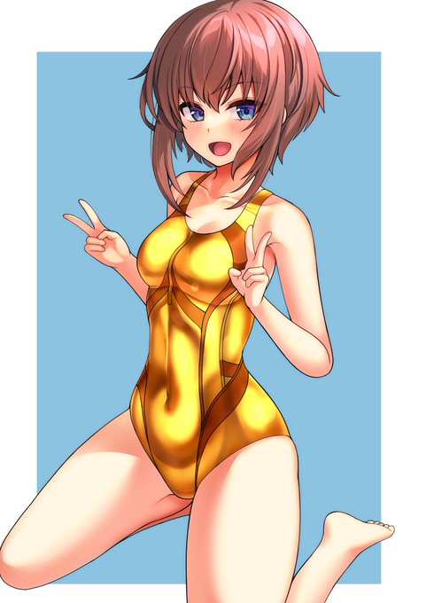 金(水着)潟すぐみめっちゃゴールデン!! 