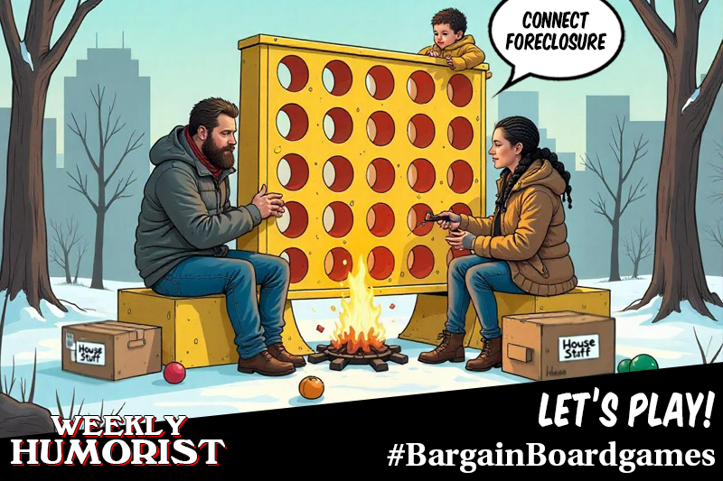 Let's play #BargainBoardgames on this week's #HashtagGame WINNING TWEETS go up on weeklyhumorist.com #funny #jokes #puns #hashtags