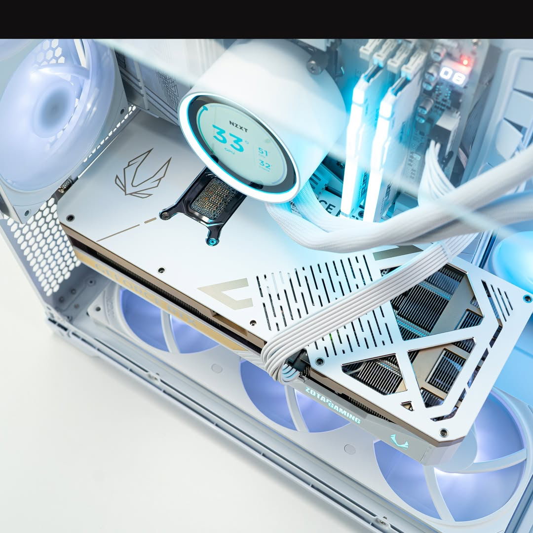 ZOTACFrance's tweet image. Époustouflant. Cette config nous a scotchés ! 🤍👼🥹

#ConfigPC #PCGaming #GamingFR #PCMR 
📸 emarque.co (IN)