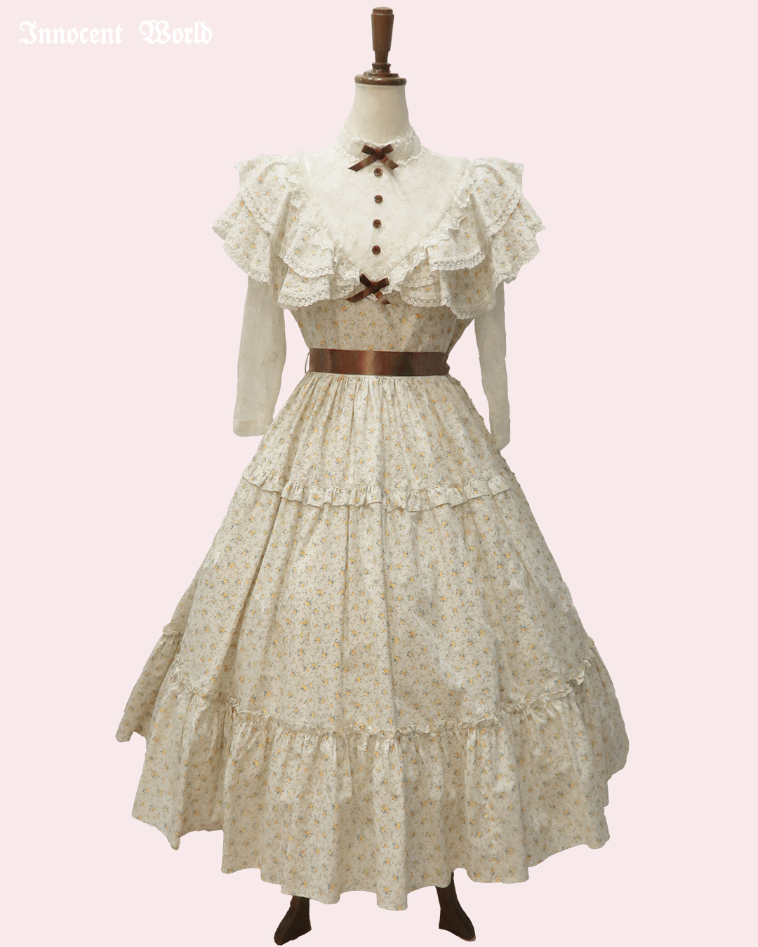 早い者勝ち/美品】ワンダフルワールド 小花ブーケワンピース