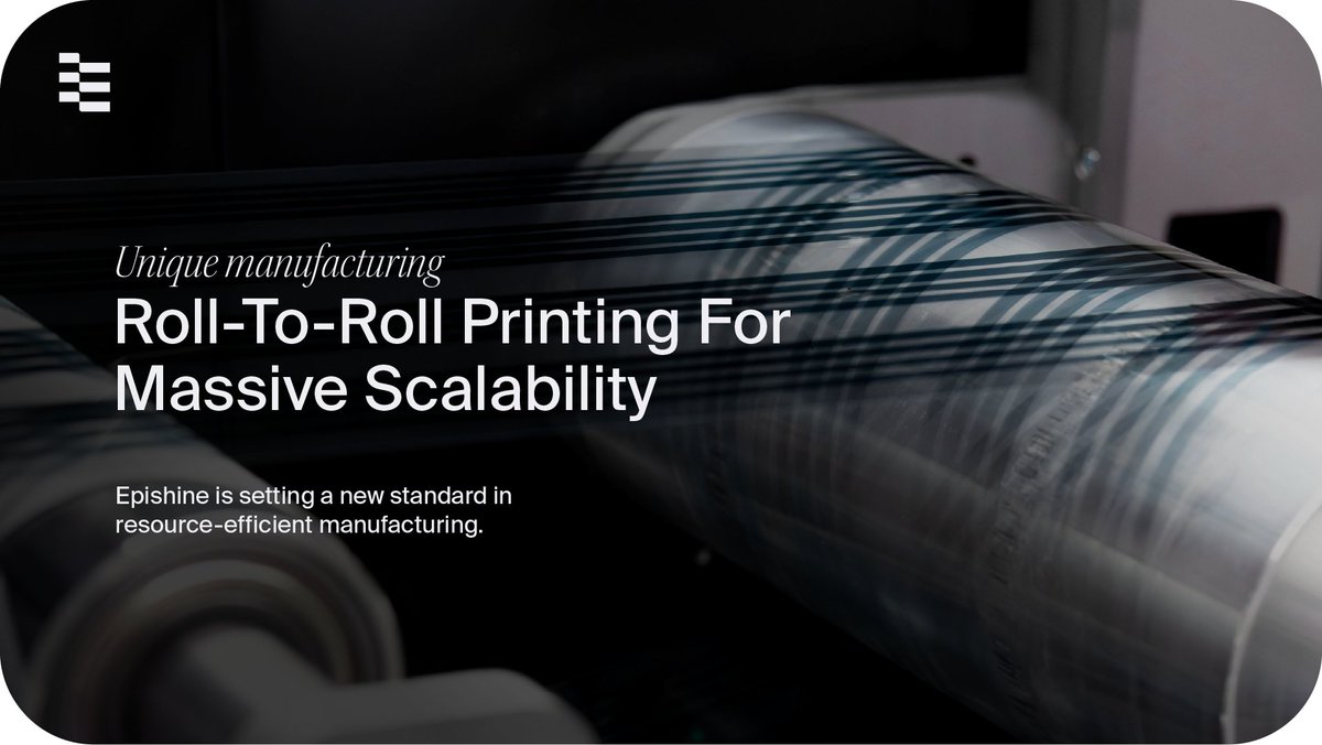 While conventional solar manufacturing requires large facilities and heavy infrastructure to scale, our unique roll-to-roll printing process enables massive scalability—fully developed and operated in our own facilities in Linköping, Sweden.

Read more: hubs.ly/Q03lmXsG0