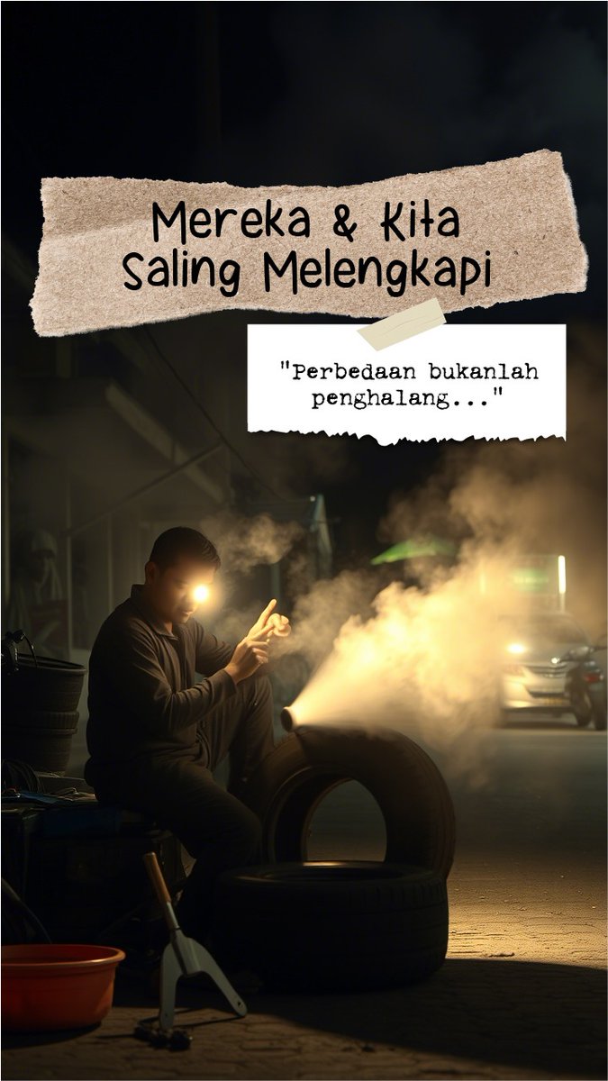 Mewujudkan Mimpi Kita
Memang bener, lihat sesama gunakan perasaan, tak sekadar indra penglihat. Setiap individu mempunyai kisah, hikmah, keindahan yang bisa kita teladani. Kita berbeda tapi tetap bersatu untuk bangsa.