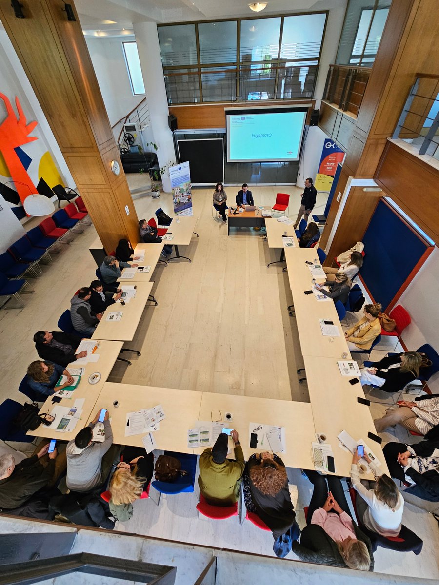 🌍On April 29, ANATOLIKI SA hosted a #STEP2CleanPlan event on local #ClimateAction
🛠️Tools, training &amp; good practices
🤝Dialogue with municipalities &amp; citizens
✅Proposal for an inter-municipal climate network
ℹ️tinyurl.com/5mj8utm3
#UrbanResilience #Sustainability #EUProjects