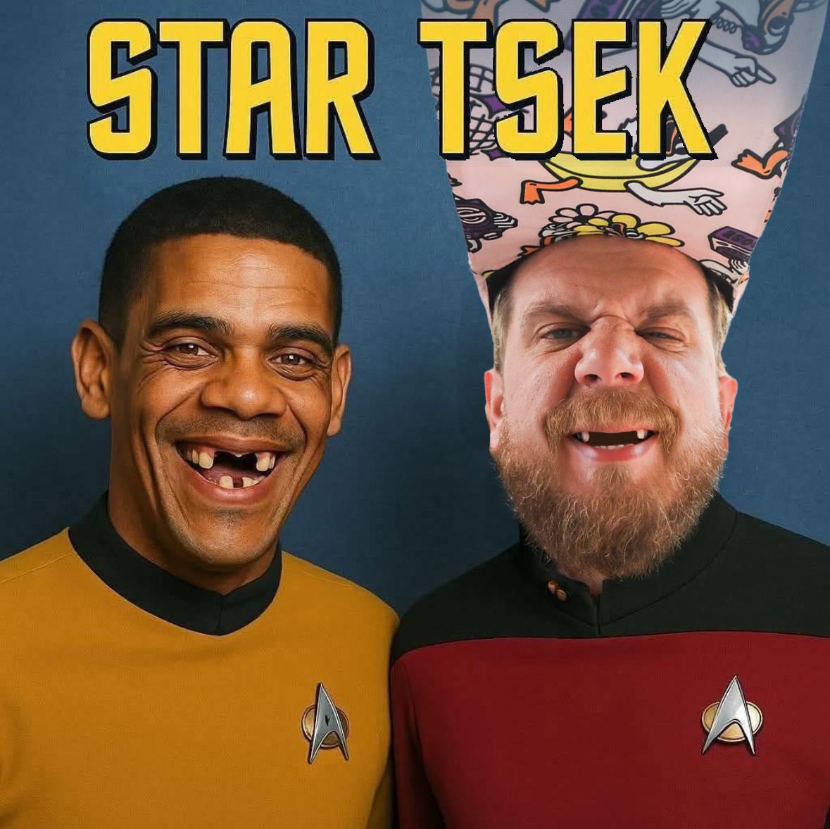 Captain URT.

Captains log, star date 07 May 2125: Het my tanne in die lug gegooi want 'n pesshion gap is mos in feshun. 

Live long en prosper Malnaaiers!

Ps. Wie het die original gedoen? Kak Funny.

🛸☄️🛰️🚀