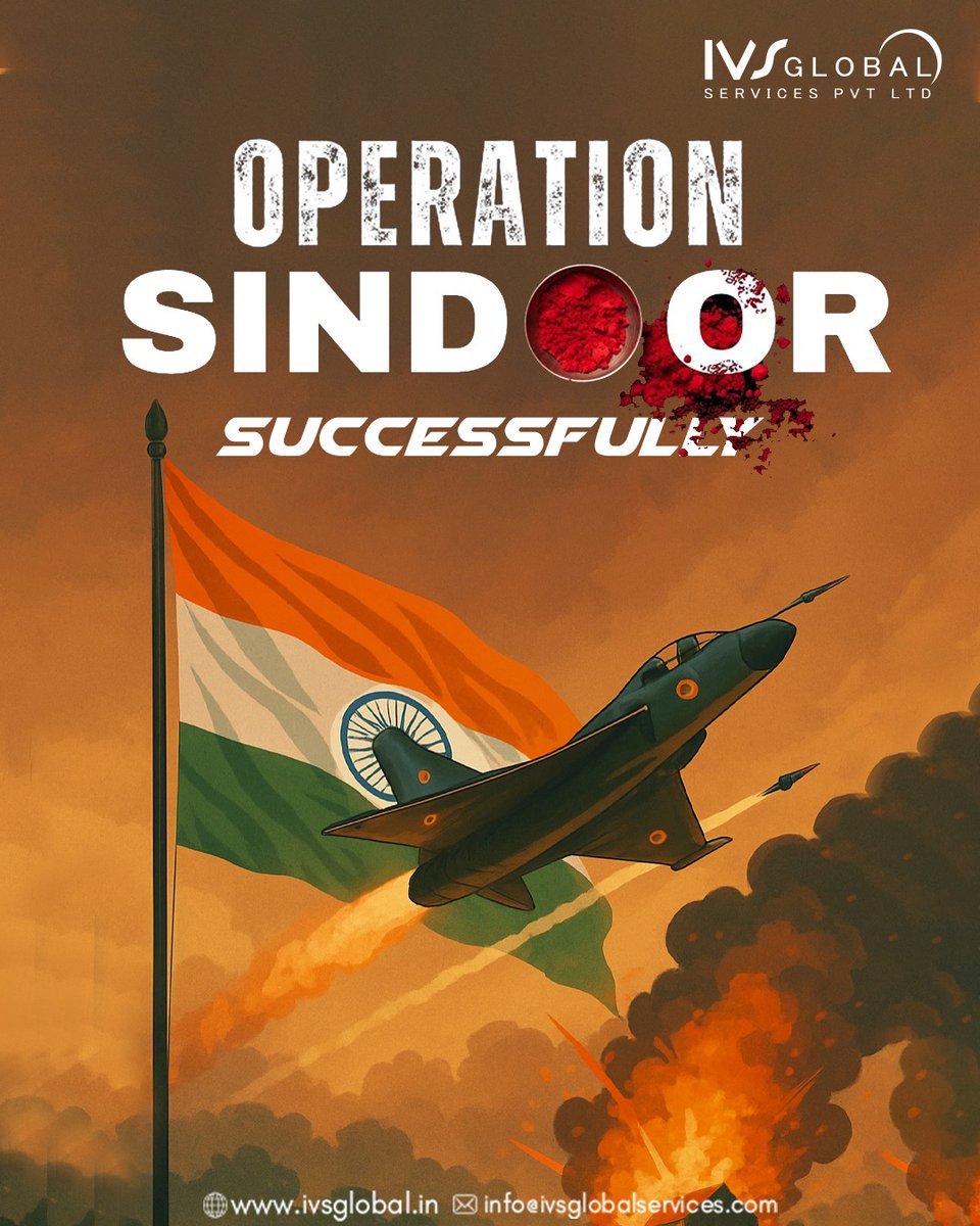GlobalIvs's tweet photo. In memory of the fallen, we moved with fire. Operation Sindoor was India’s voice of courage and honour. 

#PahalgamJustice #OperationSindoor #IndianArmy #ProudIndian #JusticeServed #PahalgamAttack #IndianForces #NationFirst #JaiHind #BraveryHonoured https://t.co/BKKsq2iv9X