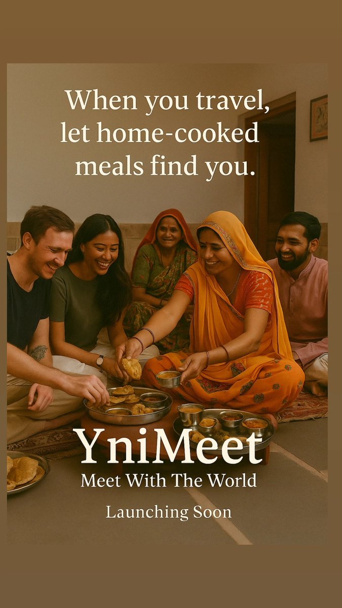 LetsYniMeet's tweet photo. Travel the world, taste it like a local.

Home-cooked meals, real people, true stories.

YniMeet – Meet With The World.
Launching soon. https://t.co/1qbGmsayTz