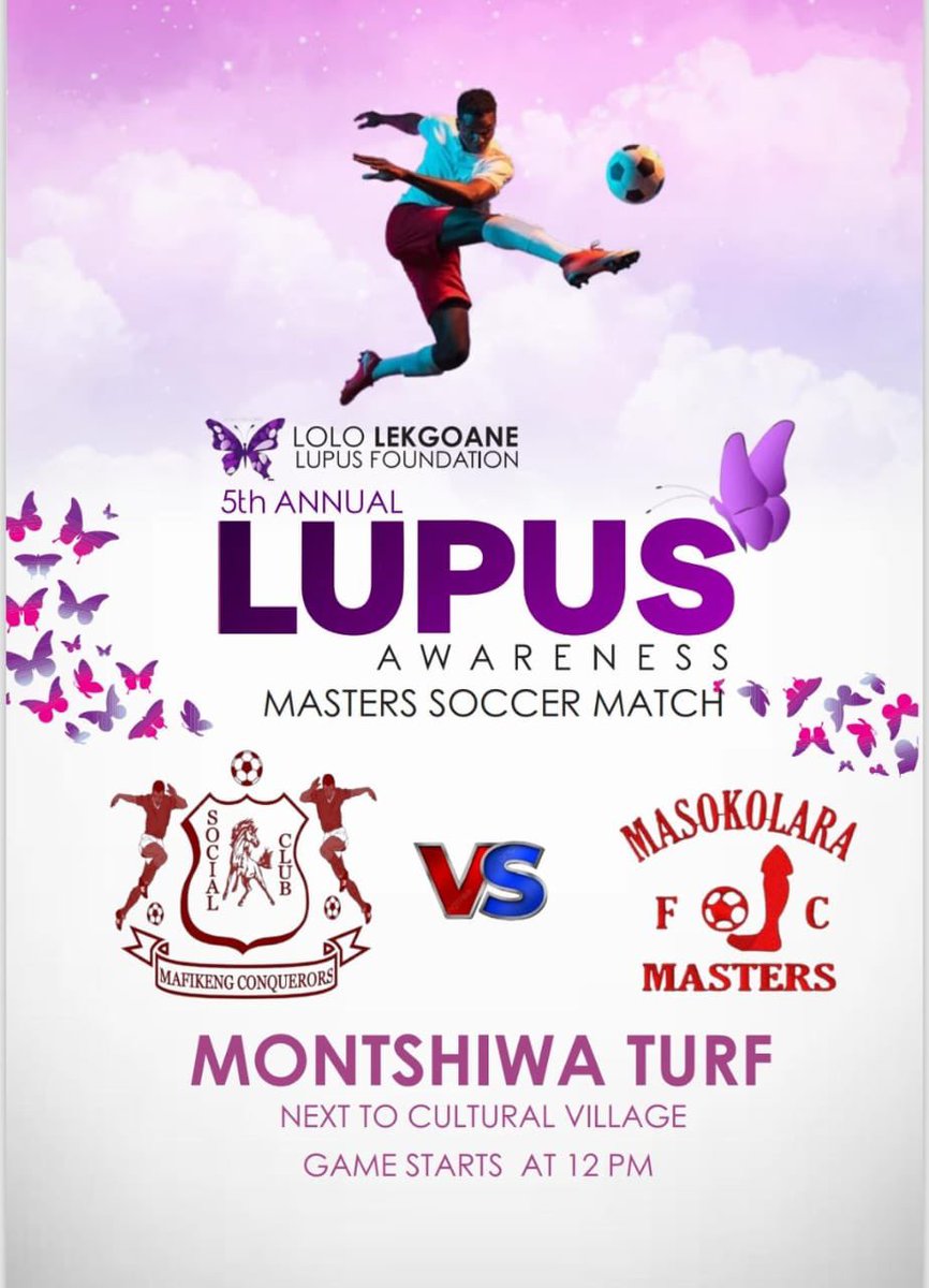 Lololek's tweet photo. 3 DAYS TO GO  UNTIL THE 5th ANNUAL LUPUS AWARENESS WALKATHON IN MAFIKENG #LupusAwarenessMonth #MacG #UthandoNesithembu https://t.co/QXG6Orvla8