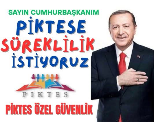 Cumhurbaşkanımız Sn <a href="/RTErdogan/">Recep Tayyip Erdoğan</a>
Milli Eğitim Bakanlığına bağlı okullarda görev yapan PİKTES #özelgüvenlik çalışanları olarak, yaz tatili döneminde yaşanan 2-3 aylık boşluk süreci bizlerde gelecek kaygısı yaratmaktadır. 
Bakmakla yükümlü olduğumuz ailelerimiz var.
Destek istiyoruz