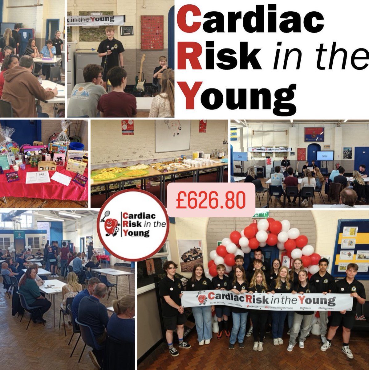 146 (Northwich) ATC (@atc146) on Twitter photo Over the past 3 months, a group of committedย cadets have worked very hard to plan a Charity Quiz Night to raise money for CRY (Cardiac Risk in the Young), towards their Bronze <a href="/DofE/">The Duke of Edinburghโs Award</a> Volunteering!
A superb amount of ยฃ626.80 was raised!! Fantastic achievement! ๐๐ผ
โค๏ธโค๏ธโค๏ธโค๏ธโค๏ธ Over the past 3 months, a group of committedย cadets have worked very hard to plan a Charity Quiz Night to raise money for CRY (Cardiac Risk in the Young), towards their Bronze <a href="/DofE/">The Duke of Edinburghโs Award</a> Volunteering!
A superb amount of ยฃ626.80 was raised!! Fantastic achievement! ๐๐ผ
โค๏ธโค๏ธโค๏ธโค๏ธโค๏ธ