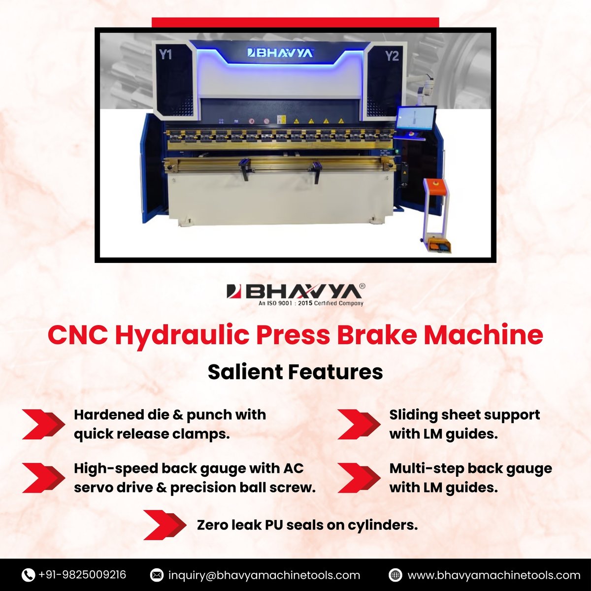 machinery_tools's tweet image. Experience unmatched precision and efficiency with our CNC Hydraulic Press Brake Machine – built for high-accuracy bending with advanced features and durable engineering.
visit - bhavyamachinetools.com/products/cnc-h…
#bhavyamachinetools #CNCHydraulicPressBrake #PrecisionBending