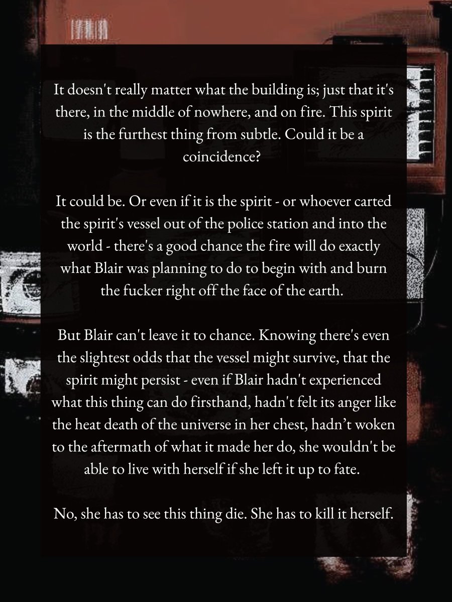 vinfrankenstein's tweet image. THE MAGNUS ARCHIVES x HIS BLACK TONGUE
Two paranormal investigators - one an obsessed believer, the other a grifting skeptic - must face a vengeful spirit carrying eldritch knowledge, before it can rebuild its body and bring about the end of the world.
#questpit #W #H #T