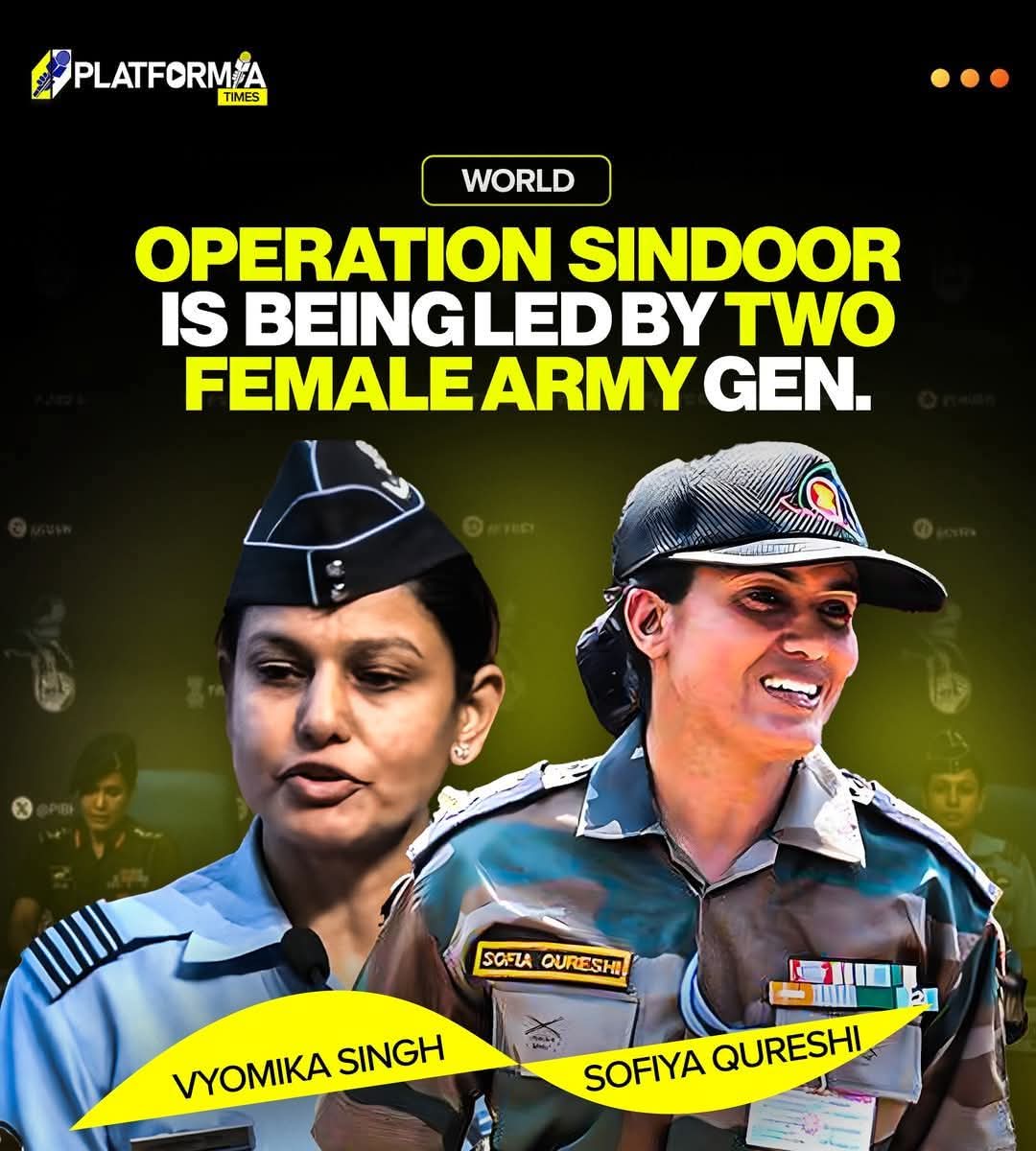 The motive of Pahalgam terror attack to divide India along communal lines has failed
Colonel Sofia Qureshi and Wing Commander Vyomika Singh coming from two different religions heading the Press briefing, send out a very strong message
#OperationSindoor will unite India strongly