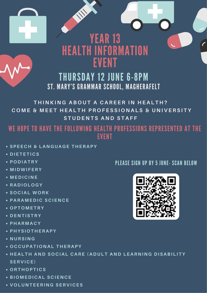Year 13 Health Event.
We look forward to seeing you at this unique event. Don't forget to register via the following link.
forms.office.com/e/GZRK2famPJ?o…
