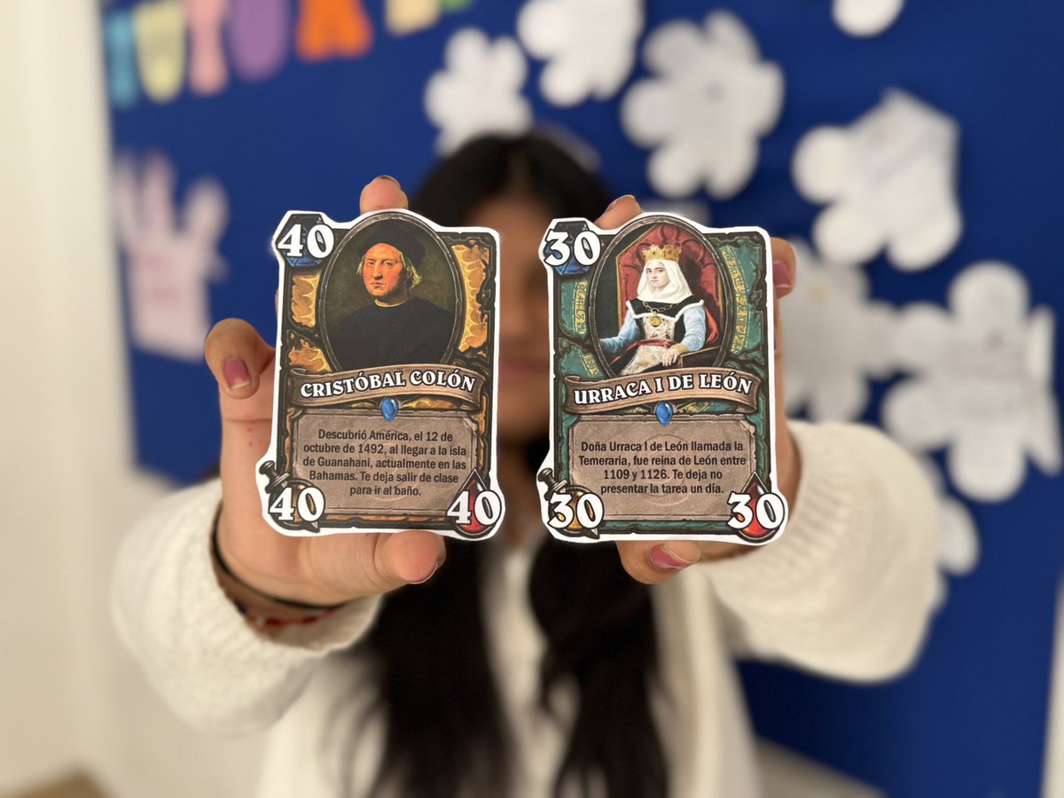 ¿Utilizas las cartas de recompensa en tus gamificaciones? Yo siempre que puedo. Aquí os dejo algunas de ellas cuando estamos en el proyecto de la Edad Media. Así consigo que se aprendan personajes de la historia a la vez que consigo una gestión del aula mejor y más eficaz 🃏