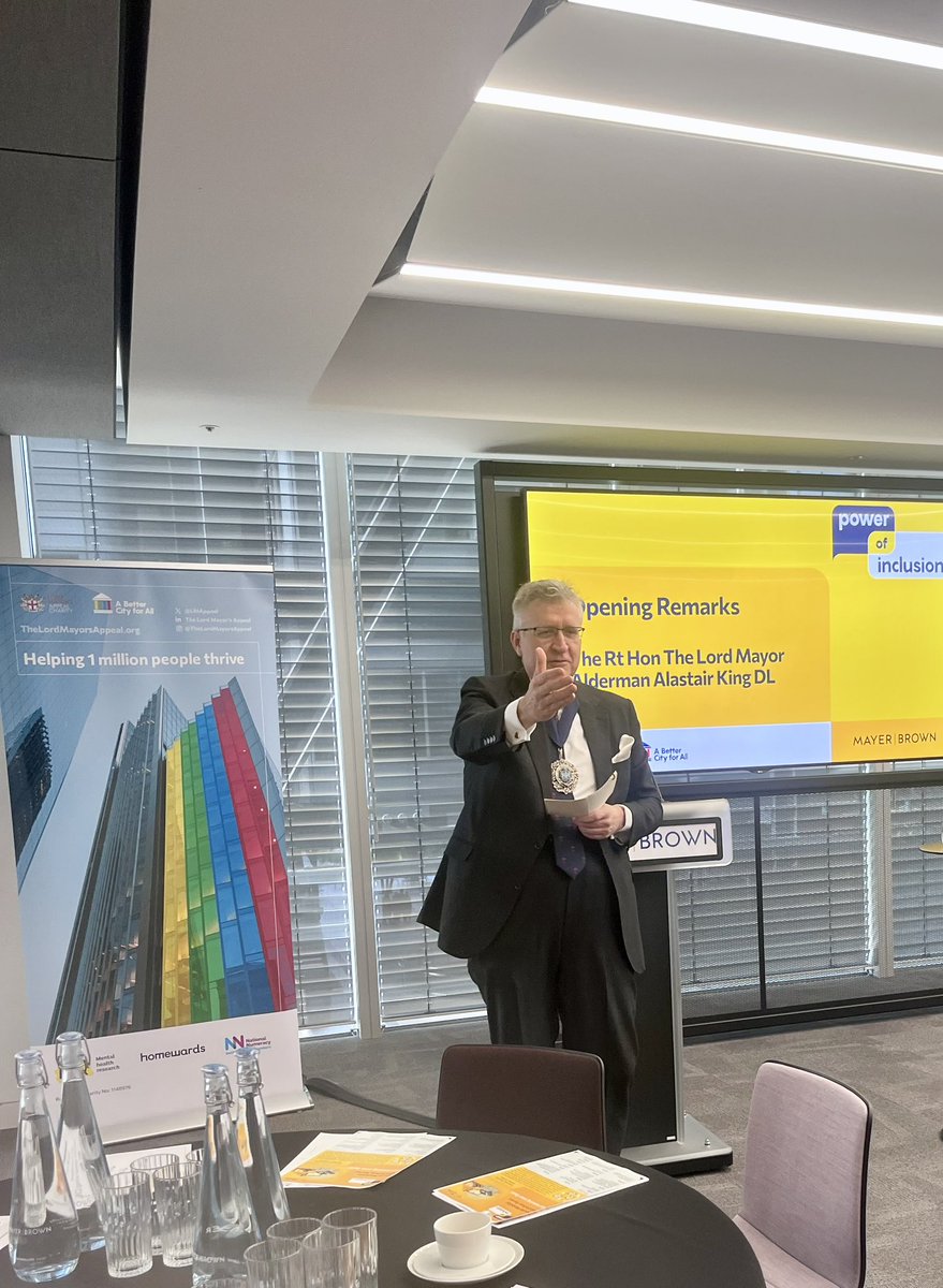 Lord Mayor's Appeal (@lmappeal) on Twitter photo #POWEROFINCLUSION Chair <a href="/dan_robertson1/">Dan Robertson</a> and <a href="/citylordmayor/">Lord Mayor of London, Alastair King</a> both help to welcome guests to our #SOCIALMOBILITY workshop on harnessing data. #POWEROFINCLUSION Chair <a href="/dan_robertson1/">Dan Robertson</a> and <a href="/citylordmayor/">Lord Mayor of London, Alastair King</a> both help to welcome guests to our #SOCIALMOBILITY workshop on harnessing data.