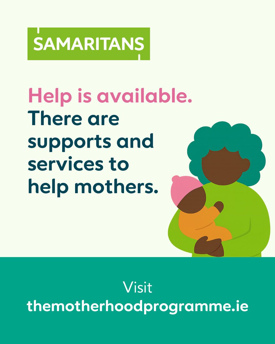Samaritans NI (@samaritansni) on Twitter photo Motherhood can bring unconditional loveโbut it can also cause feelings of loneliness.
In NI, 1 in 5 women face mental health challenges during or after pregnancy <a href="/rcpsych/">Royal College of Psychiatrists</a>. Let's build communities where mums feel supported and connected. ๐
#MaternalMentalHealth #SupportForMums Motherhood can bring unconditional loveโbut it can also cause feelings of loneliness.
In NI, 1 in 5 women face mental health challenges during or after pregnancy <a href="/rcpsych/">Royal College of Psychiatrists</a>. Let's build communities where mums feel supported and connected. ๐
#MaternalMentalHealth #SupportForMums