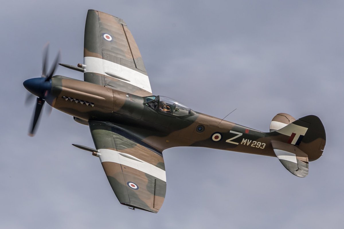 ShutterbugWGC's tweet image. ‘Victory in Europe Week’
Stu Goldspink at the controls of the Fighter Aviation Spitfire Mk. FR XIVe at last year’s Imperial War Museum Duxford VE Flying Day…@FighterAvUK @IWMDuxford #SupermarineSpitfire #spitfire #rjmitchell #AvGeek #warbirds
