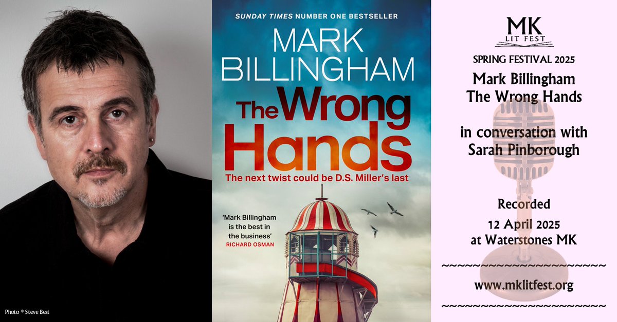 MK Lit Fest (@mklitfest) on Twitter photo The podcast edition of our Spring Festival event with <a href="/MarkBillingham/">Mark Billingham</a> and <a href="/SarahPinborough/">Sarah Pinborough</a> is now ready to listen to on Spotify! open.spotify.com/episode/5nLcuy…
#thrillers #crimefiction #crimewriters #miltonkeynes The podcast edition of our Spring Festival event with <a href="/MarkBillingham/">Mark Billingham</a> and <a href="/SarahPinborough/">Sarah Pinborough</a> is now ready to listen to on Spotify! open.spotify.com/episode/5nLcuy…
#thrillers #crimefiction #crimewriters #miltonkeynes