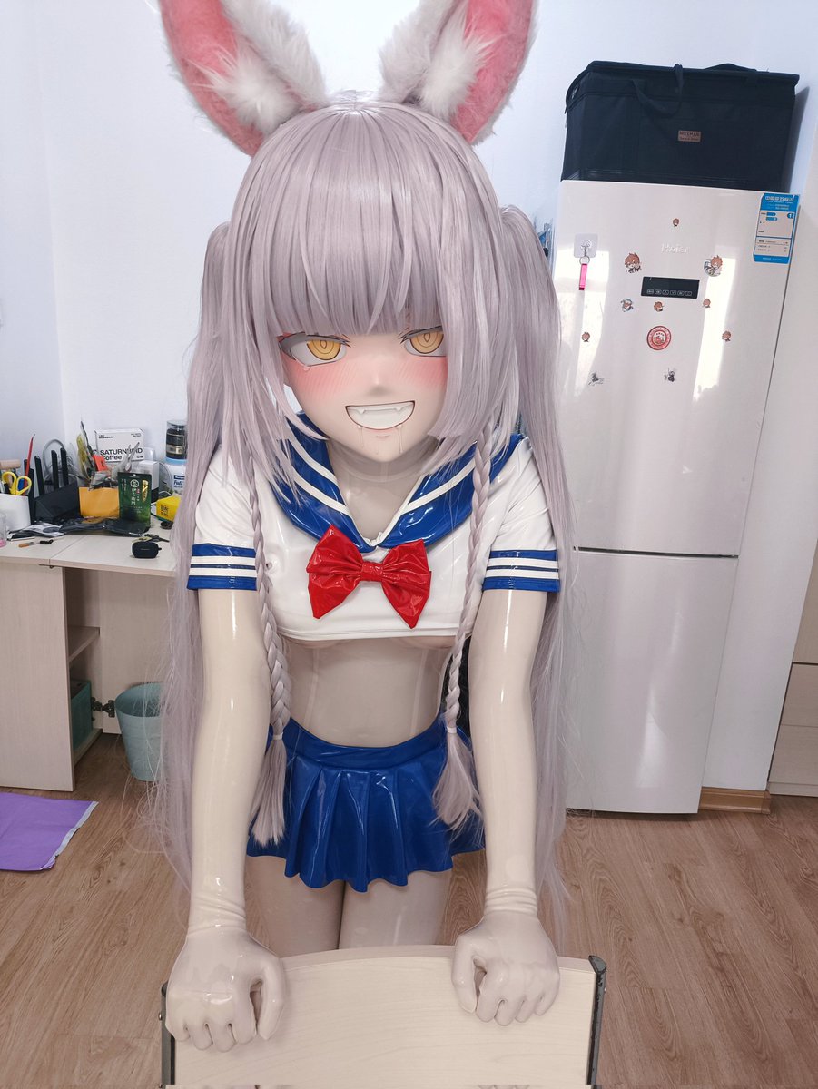 还没到夏天就穿这么凉快吗
#kigurumi