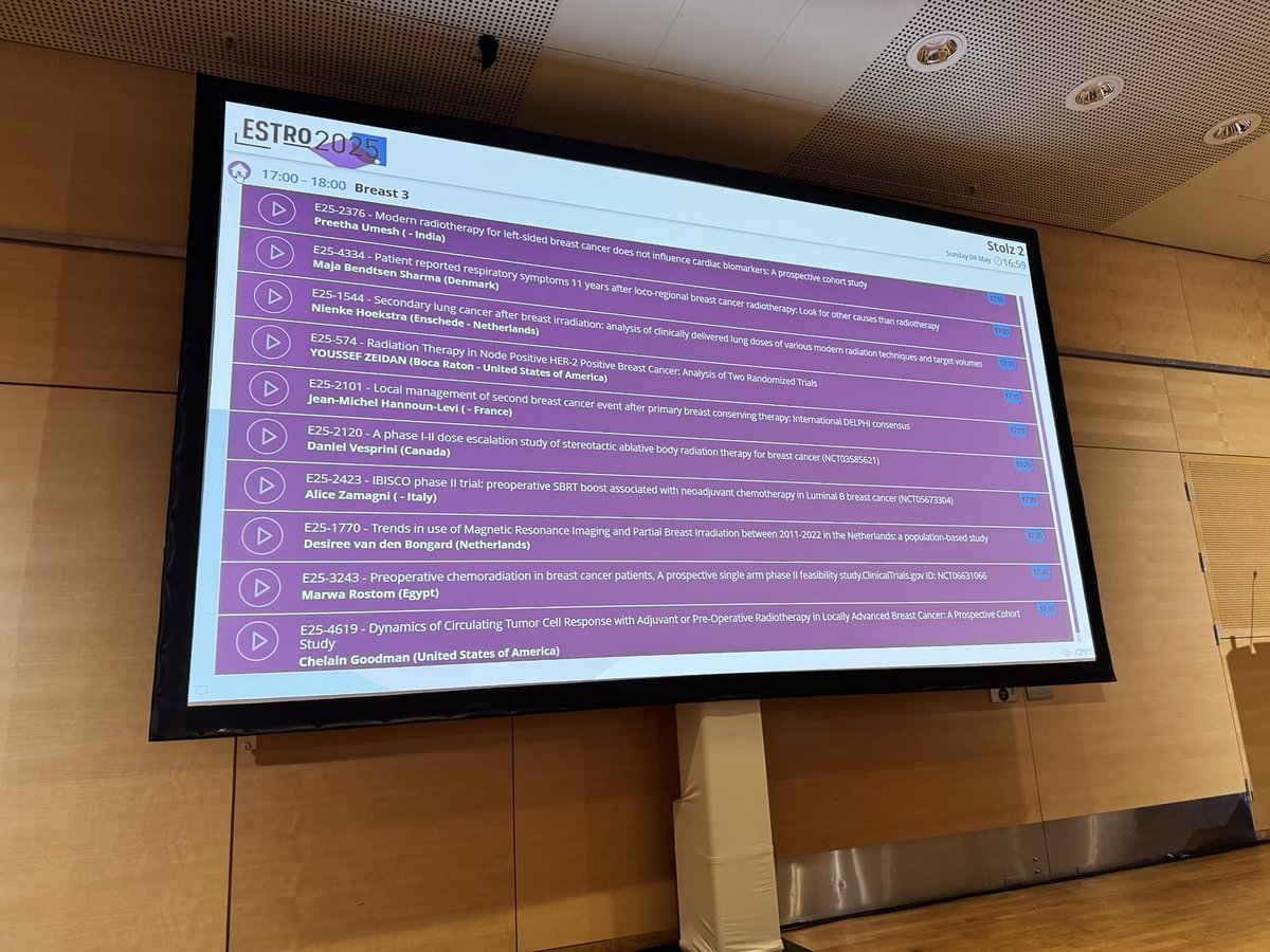 ZeidanMd's tweet image. #ESTRO25 is a wrap! It was a great opportunity to share our work and engage in a vibrant meeting program. 🎶Vienna see you again in sunnier days☀️
@BHCancerCare #breastcancer @ESTRO_RT