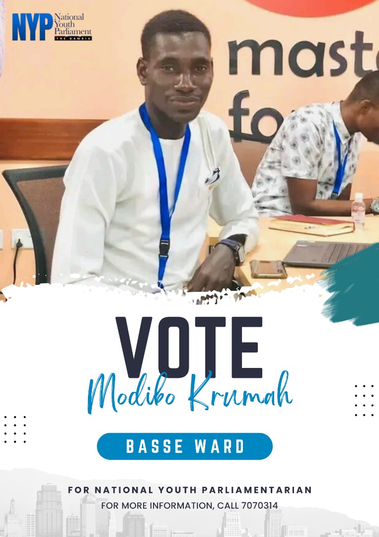 modibokrumah91's tweet photo. We ready to serve. National Youth Parliament election 2025. Basse ward. https://t.co/0koWuiYpGe