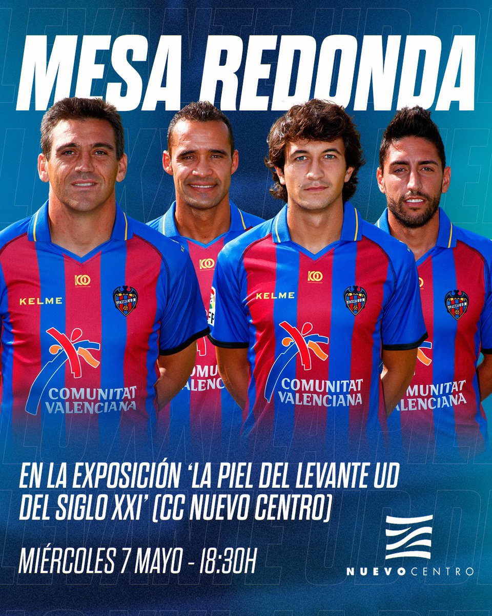 LUDhistoria (@ludhistoria) on Twitter photo Buenos días 🐸 🐸
Os recordamos que esta tarde tenemos una cita en Nuevo Centro con nuestras leyendas. A partir de las 18:30. En el marcó de la expo La Piel del <a href="/LevanteUD/">Levante UD</a> del siglo XXI. #LUDhistoria Buenos días 🐸 🐸
Os recordamos que esta tarde tenemos una cita en Nuevo Centro con nuestras leyendas. A partir de las 18:30. En el marcó de la expo La Piel del <a href="/LevanteUD/">Levante UD</a> del siglo XXI. #LUDhistoria