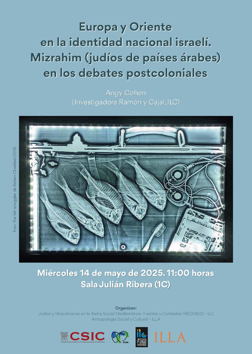 Conferencia de Angy Cohen, 14 de mayo en el <a href="/CCHS_CSIC/">Ciencias Humanas y Sociales (CCHS - CSIC)</a>  

<a href="/ILLA_CCHS_CSIC/">ILLA-CSIC</a> 
<a href="/ILC_CSIC/">ILC</a>