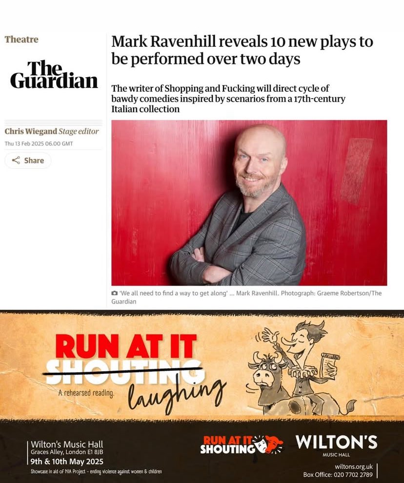 learningmasks's tweet image. **Don’t miss this** This Friday and Saturday 🎭 @MarkRavenhill2 directs readings of his 10 new #commediadellarte plays, breathing fresh, bawdy and hilarious life into original scenarios from 16th century Italy wiltons.org.uk/whats-on/run-a…