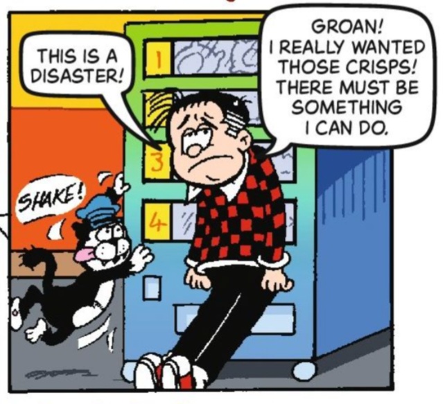 HEAR YE! HEAR YE! it's Beano Day! This week, Minnie the Minx becomes the town crier, the Bash Street Kids sign off on a scheme and Roger the Dodger has a crisp crisis!

Scripts by me, art by <a href="/VictorianClam/">Laura Howell</a> (also cover), Shannon Gallant and Barrie Appleby! Out now!