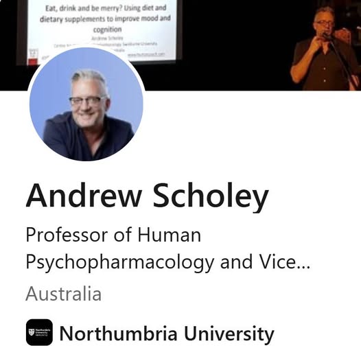 Enjoying my new role as Professor of Human Psychopharmacology and Vice 😂😂 thanks Linkedin!