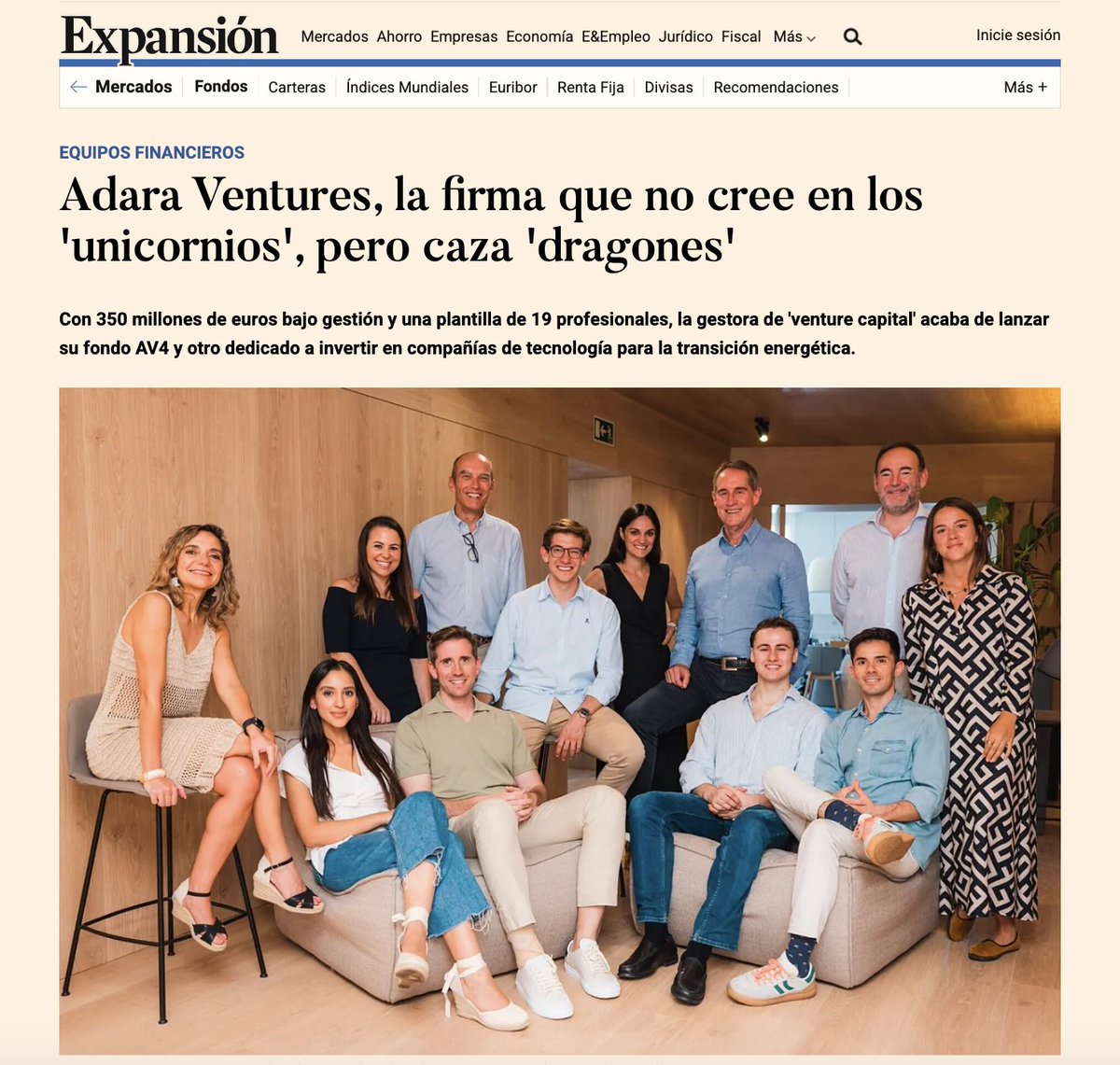 🐉 At Adara Ventures, we’ve long embraced the idea of hunting Dragons before Unicorns — a simple concept that’s shaped how we approach venture.

📰 Learn more about our next chapter as we begin investing from our 4th gen of funds: buff.ly/dBNfpkB 

via <a href="/expansioncom/">expansioncom</a>
