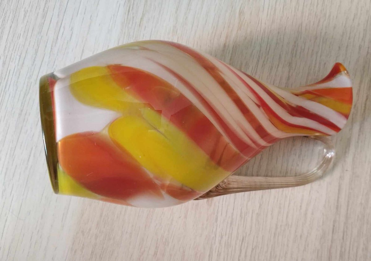 VintageSoviet's tweet image. Retro #Multicolour #Glass #Pitcher #Soviet Era #Vintage #Tableware #Unique Glass #Serving Pitcher 

etsy.me/3LATUDk