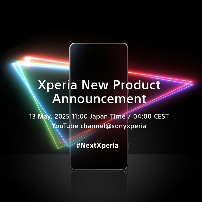 sonyxperia's tweet photo. New Xperia is coming on 13 May!

Get ready for the Xperia New Product Announcement, exclusively on @SonyXperia YouTube: https://t.co/FrBWgOMjcq

13 May (TUE), 2025 11:00 Japan time / 04:00 CEST

#SonyXperia #ProductAnnouncement #NextXperia