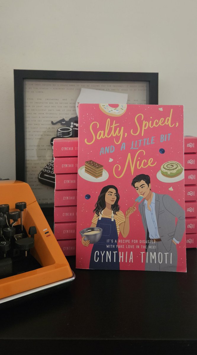 Apologies for the book spam, but these are just too pretty not to share. My US author copies are heeeeree and they. Are. GORGEOUS!! 😍😍😍

#saltyspicedandalitlebitnice #brambleromance #panmacmillanaustralia #romcom #25debuts #debutcrew2025