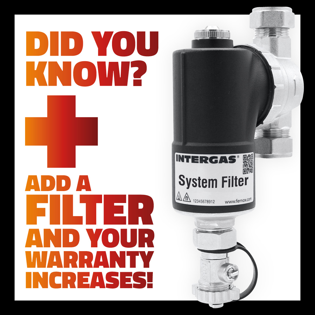 Just in case you didn't know... You extend your boiler warranty by an additional two years* if you add our Intergas System Filter when your Intergas boiler is installed.
bit.ly/409u54n