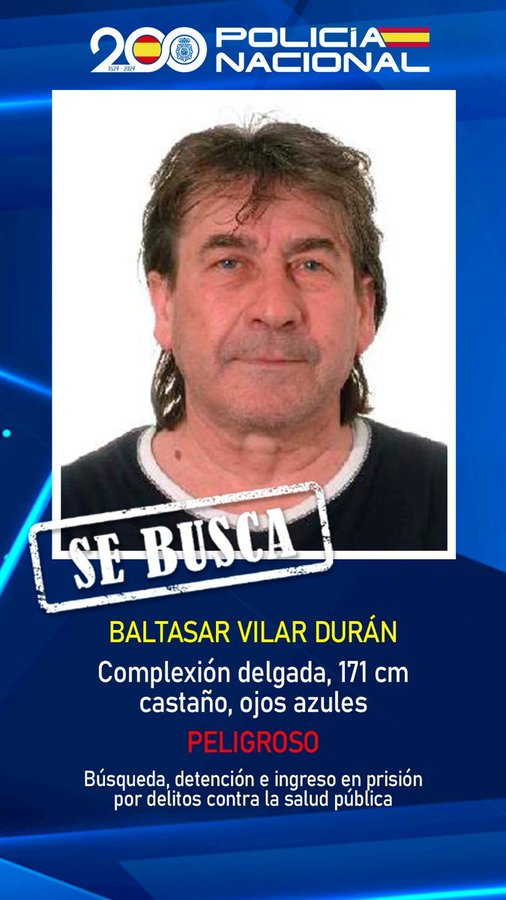 Policía Nacional (@policia) on Twitter photo Buscamos a Baltasar Vilar Durán, mide 1.71m, es castaño y de ojos azules
La #ColaboraciónCiudadana es muy importante, si tienes alguna información sobre este hombre escríbenos a losmasbuscados@policia.es y con un RT puedes ayudarnos a encontrarlo🧐
#LosMásBuscados Buscamos a Baltasar Vilar Durán, mide 1.71m, es castaño y de ojos azules
La #ColaboraciónCiudadana es muy importante, si tienes alguna información sobre este hombre escríbenos a losmasbuscados@policia.es y con un RT puedes ayudarnos a encontrarlo🧐
#LosMásBuscados