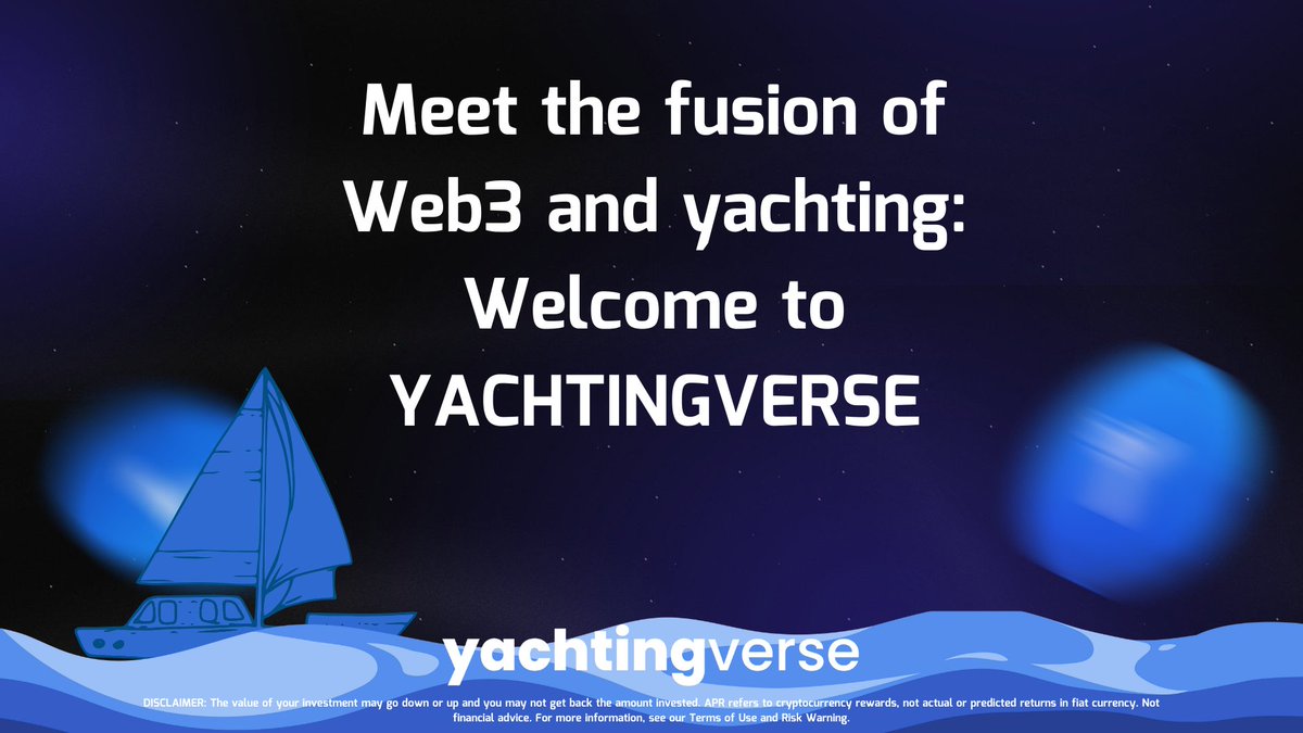 1/ ⚓ Meet the fusion of Web3 and yachting: Welcome to Yachtingverse. This thread will introduce the platform and the role of the $YACHT token in our ecosystem. 🧵