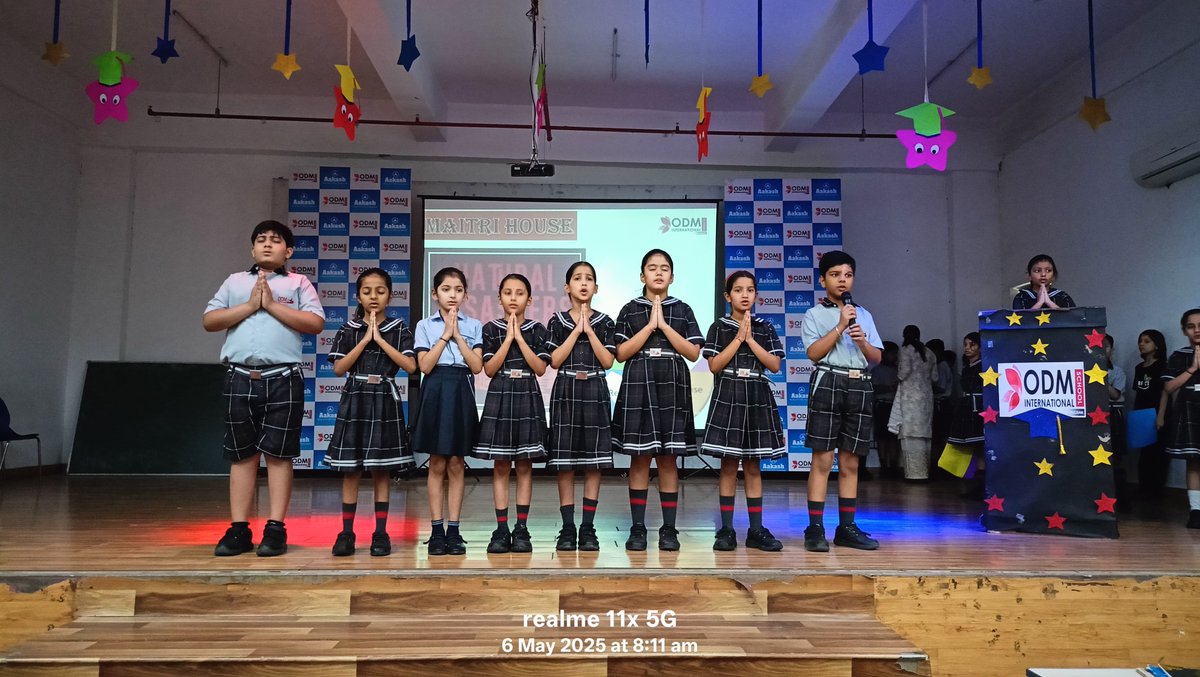 ODM_Intl_GRG's tweet image. ๐ผ United in Spirit, Inspired by Nature ๐
On May 6th, our Maitri House primary stars (Grades I-V) led a heartwarming assembly filled with purpose and poise.๐ฟโจ
#MaitriHouse #PrimaryAssembly #YoungVoicesBigImpact #TeamworkInAction #ValueBasedLearning #GrowWithODM