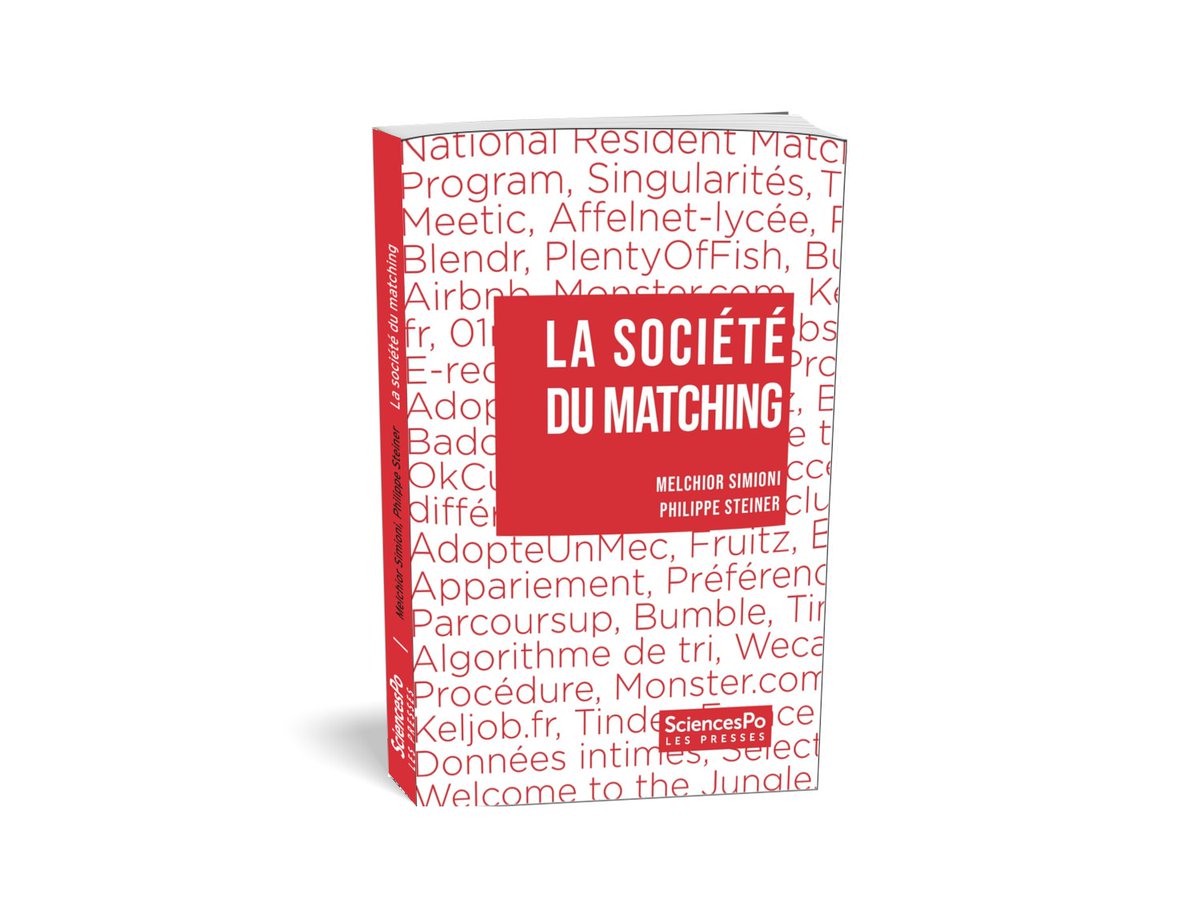 #IA #Matching « Ce📕accessible à toutes et tous, s’appuie sur des récits historiques/résultats concrets d’enquêtes empiriques, qui permettent de comprendre la portée et les enjeux des systèmes d’appariement et de leurs évolutions » Nlle revue du travail journals.openedition.org/nrt/19979