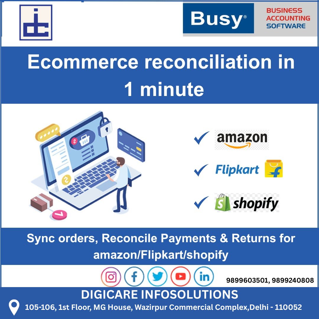 Digicareinfosol's tweet image. Get Ecommerce reconciliation in 1 minute
Share your invoices, ledgers, bill receivables, and reports effortlessly through WhatsApp! With the BUSY Mobile App,
Call us- 011-42475758, 9899021101, 9899240808
 #busyaccountingsoftware #busysoftware #Accountingsoftware
#upgradeBLS