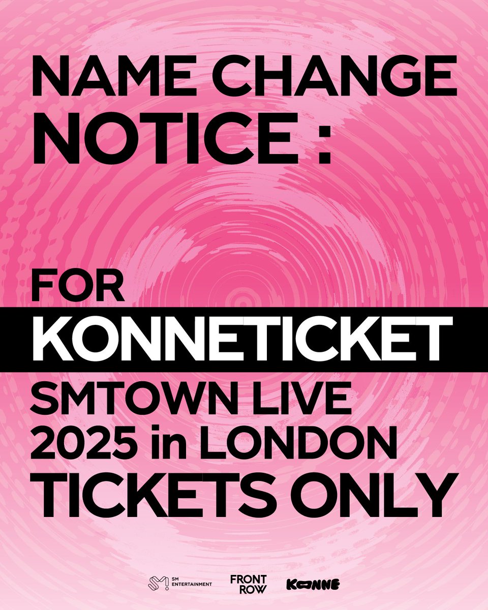 📢Important Notice Regarding Name Changes on Tickets📢
In accordance with our Terms of Use, name changes on tickets are strictly prohibited to prevent unauthorized resale or misuse.

However, in the case of unavoidable circumstances, we will be accepting name change requests from