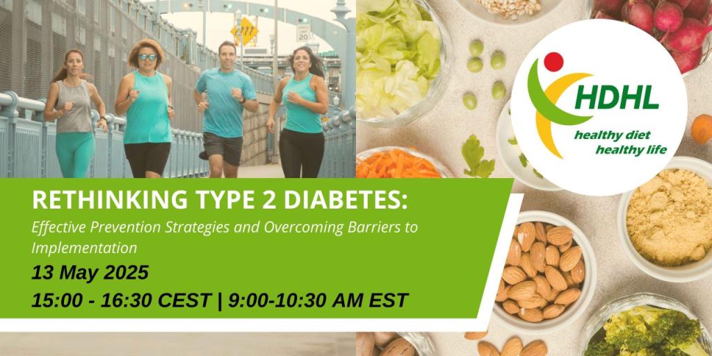 🔔 Register now!
🌍 International Webinar on Type 2 Diabetes Prevention
📅 May 13 | 🕒 15:00–16:30 CEST / 9:00–10:30 EST
Join top experts to rethink #Type2Diabetes prevention &amp; tackle real-world barriers.

Details &amp; sign-up 👉 bit.ly/4cnc73T
<a href="/JPI_HDHL/">HDHL</a>